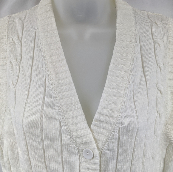 Bonnie Lee Vintage Button Down Sweater Vest Sz 42 (L) - Picture 2 of 9